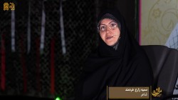 شعرخوانی خانم سمیه زارع خردمند در شب شعر «دفاع مقدس»