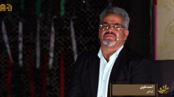 شعرخوانی آقای احمد علوی در شب شعر «دفاع مقدس»