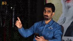 شعرخوانی آقای محمد عابدی در شب شعر «دفاع مقدس»